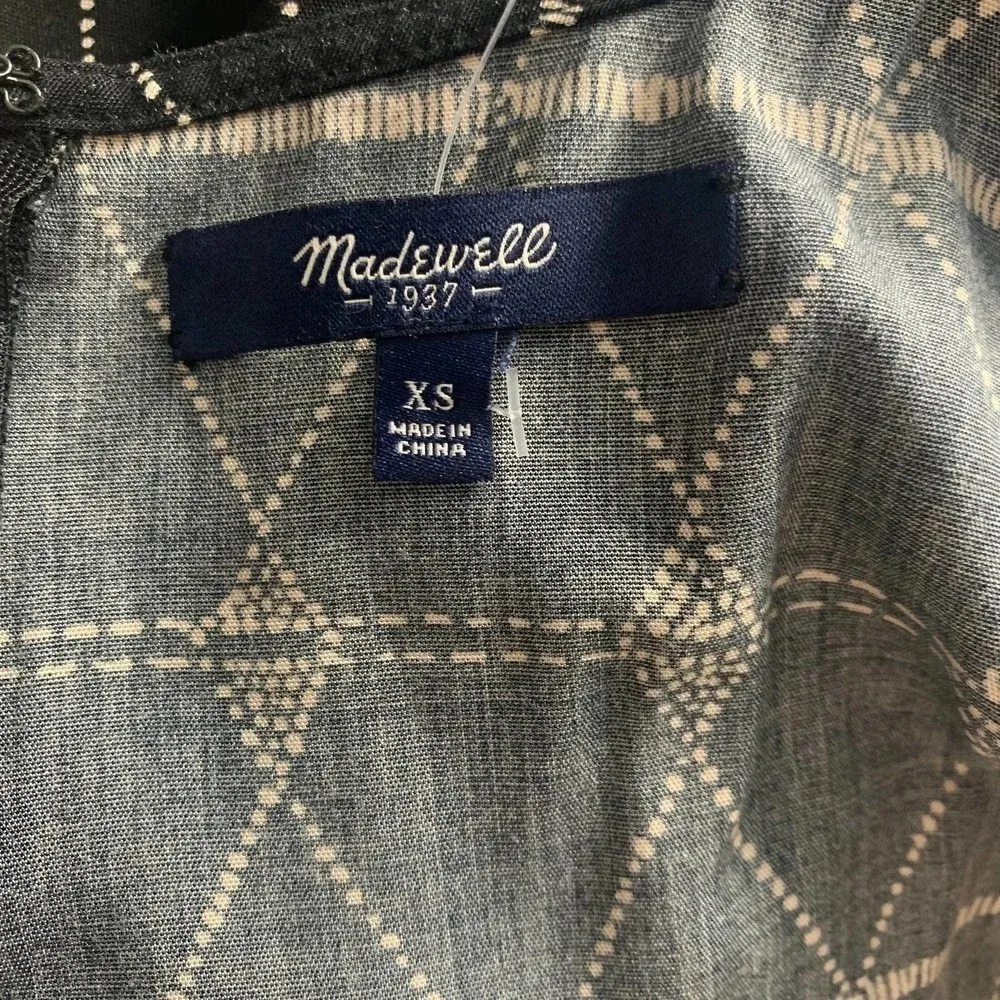 Madewell Diamond Argyle Print‎ Jumpsuit Black - Image 12