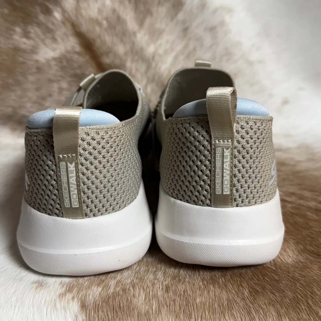 Skechers GOWalk Joy Wshble Vegan Bungee Sneakers-Alia-Taupe- 8.5 D16 - Image 6