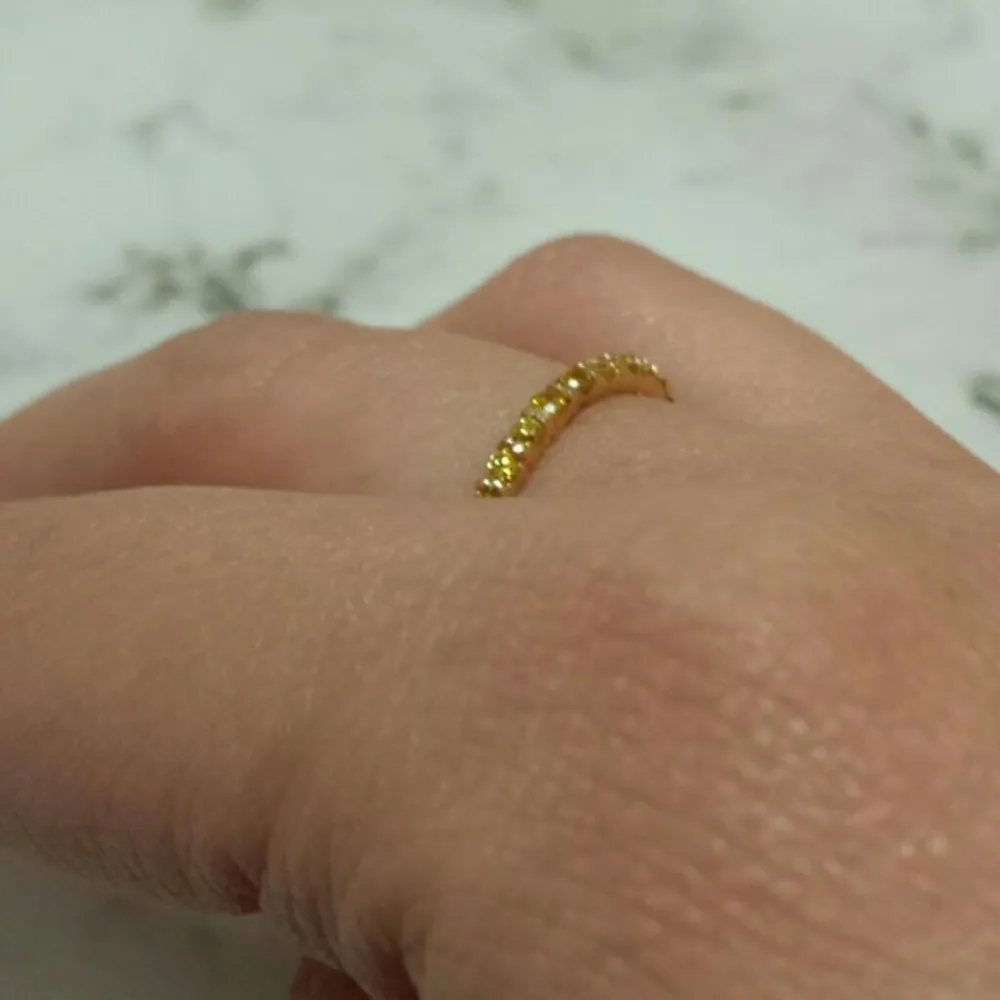Canary Eternity Band Ring - Image 2