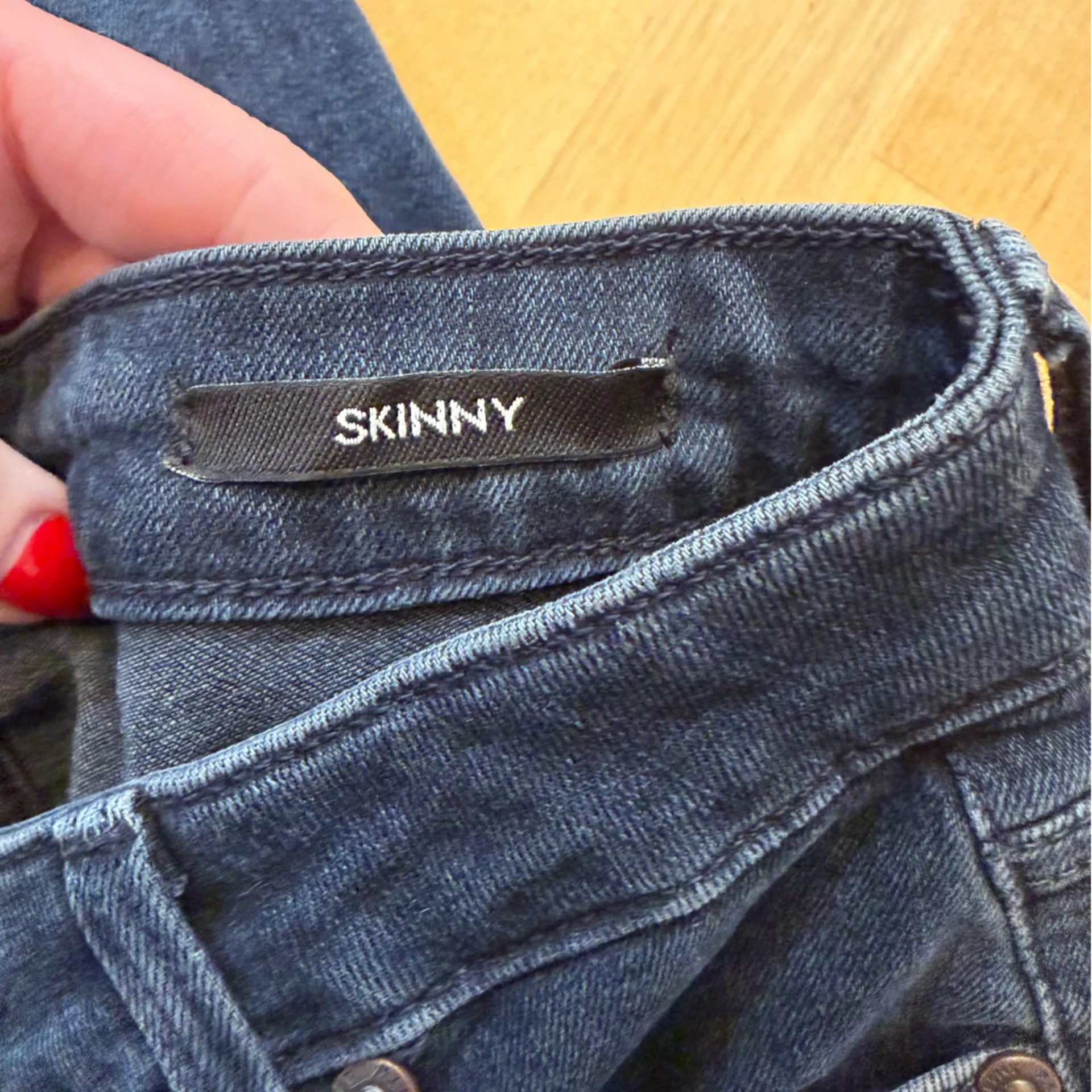 PARKER SMITH Dark Blue Skinny Jeans - Image 4