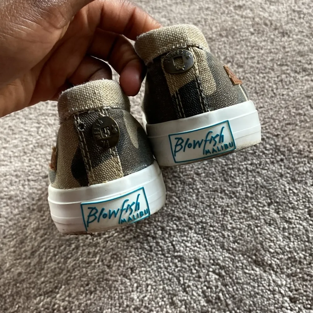 Blowfish Malibu Slip-On Sneakers Camo Patchwork Print SIZE 8 - Image 8