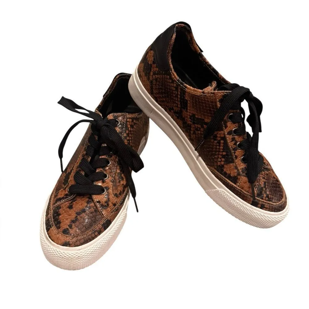 Rag & Bone RB Army Low Sneakers In Golden Brown Size 39.5 - Image 3