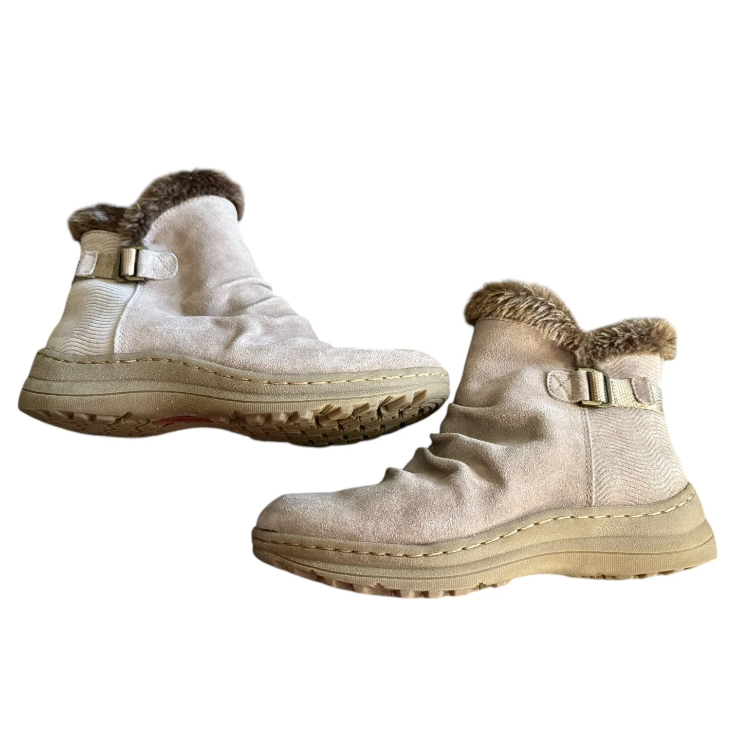 BareTraps Avita Light Brown Cold Weather Lined Booties Size 7.5 - Image 8