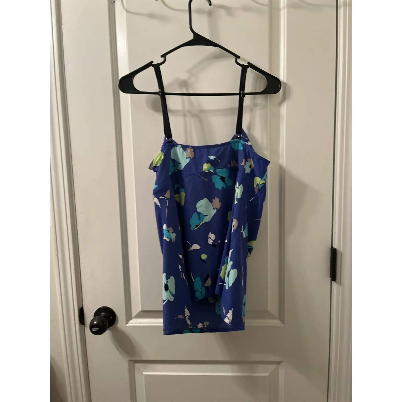 Beach House Women's Floral Print Tankini Swim Top Padded Cups 1pc Size 16 - Image 10