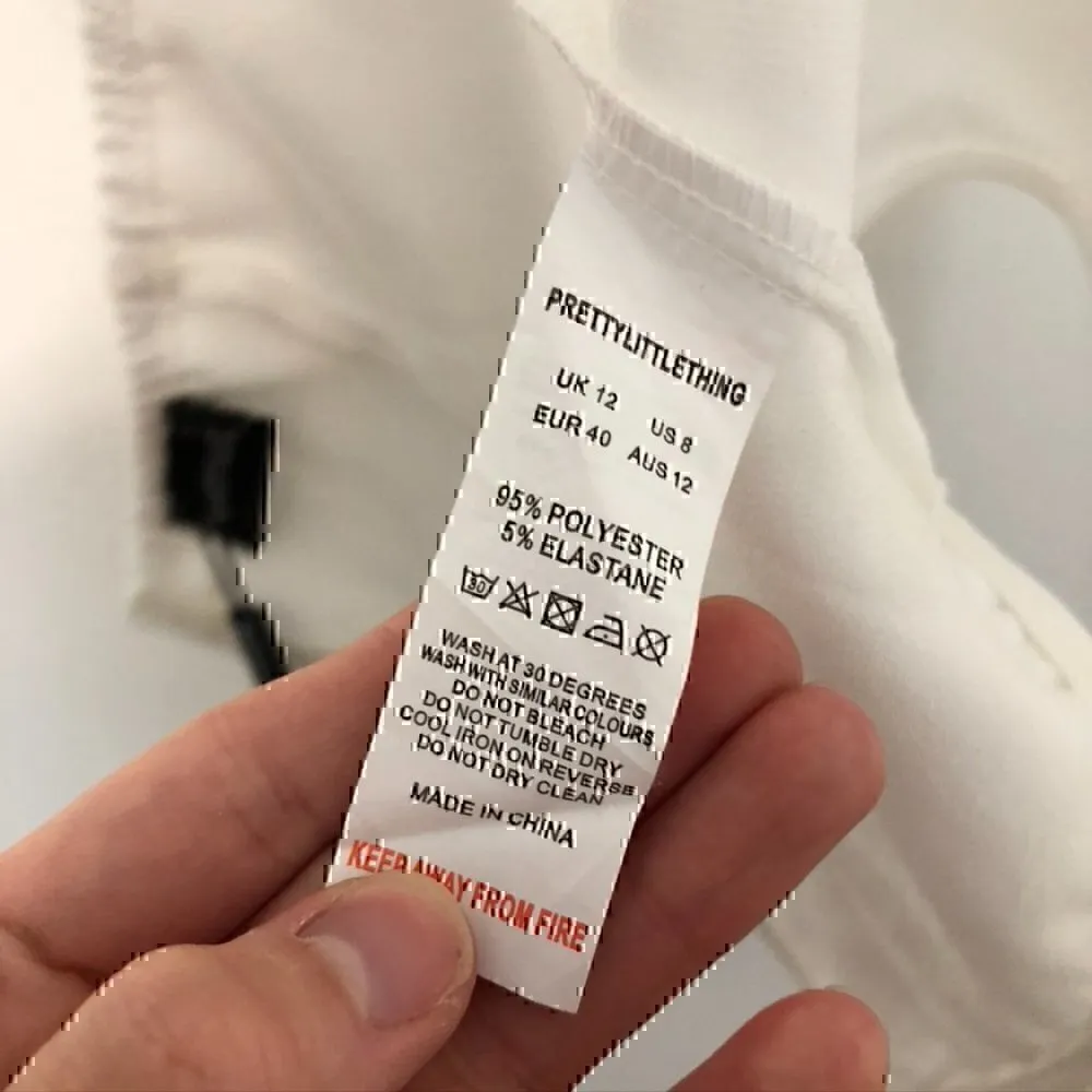 NEW NWT PRETTYLITTLETHING Woven Cross Front Cutout Stirrup Hem Top Cream Ivory 8 - Image 12