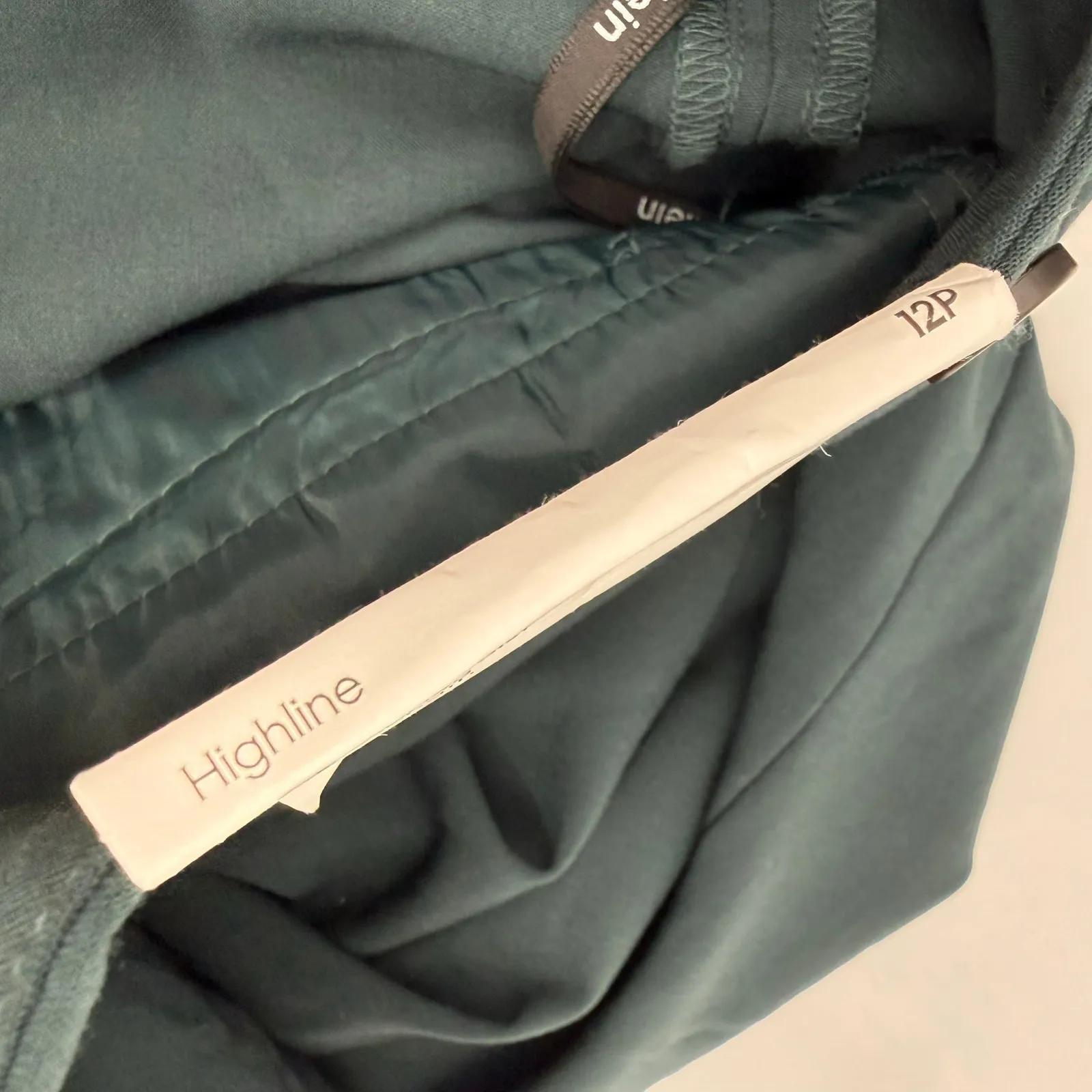 Calvin Klein Pants Women's Size 12P NWT Highline Teal Petites Tapered Ankle - Image 7