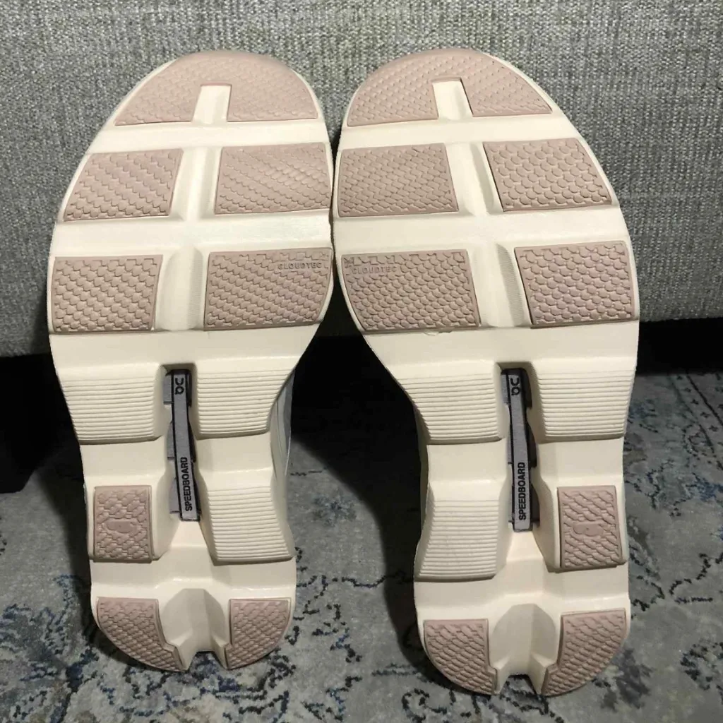 On Cloud Cloudmonster Women's Running Shoes Moon/ Fawn Size 10 - Image 9