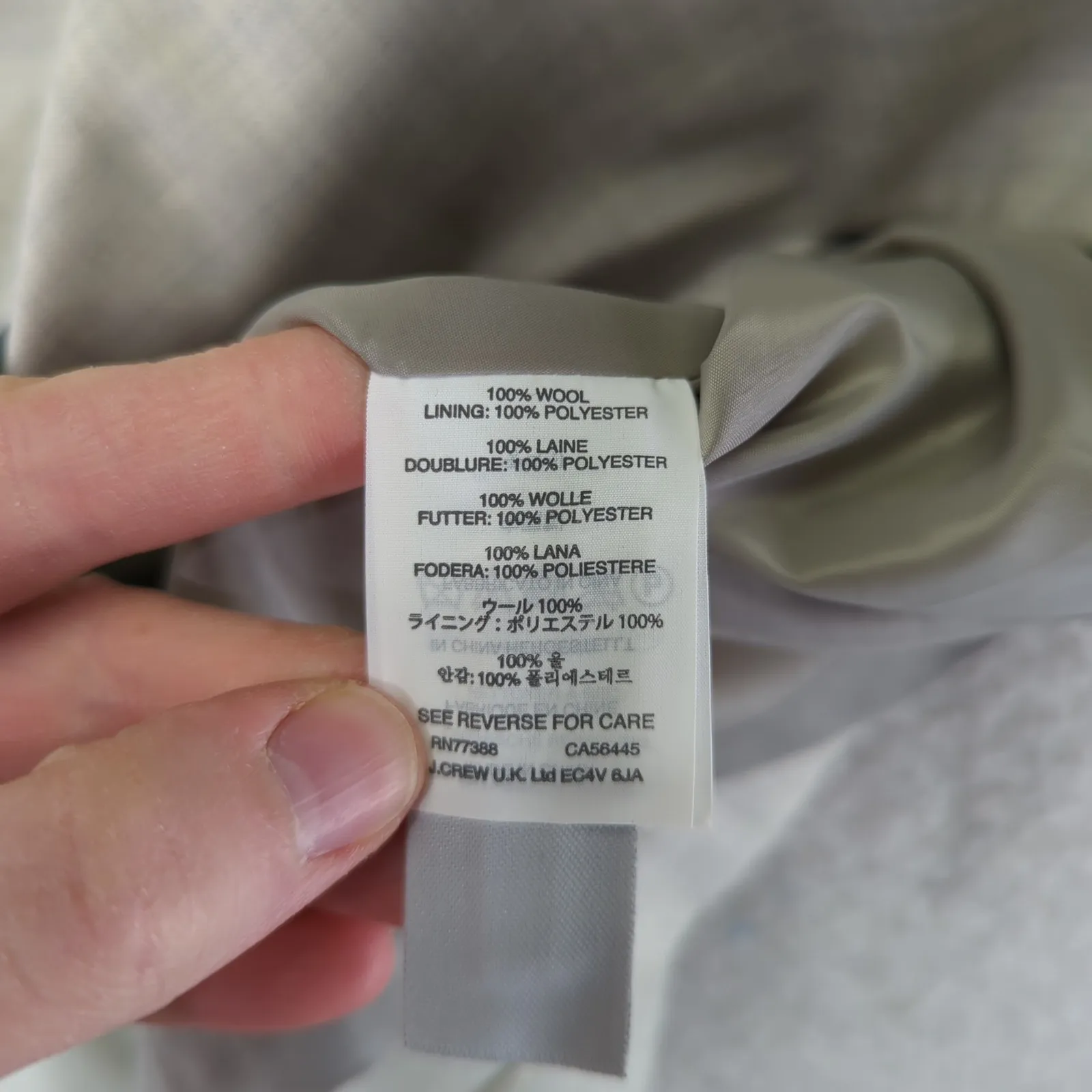 J.CREW Wrap Dress Super 120s 100% Wool‎ Sleeveless Dress B8169 Women's 6 Snaps - Image 8