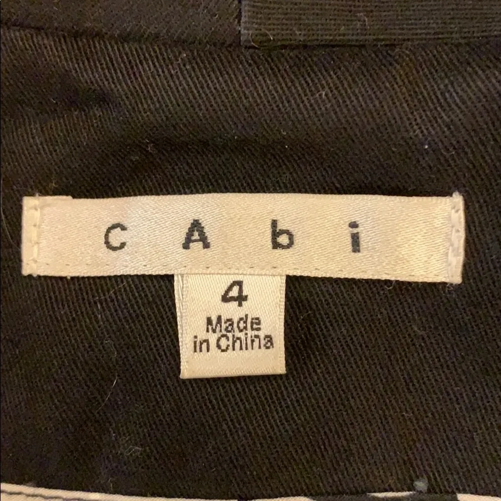CAbi Black Twill Military Style Jacket. EUC. - Image 14