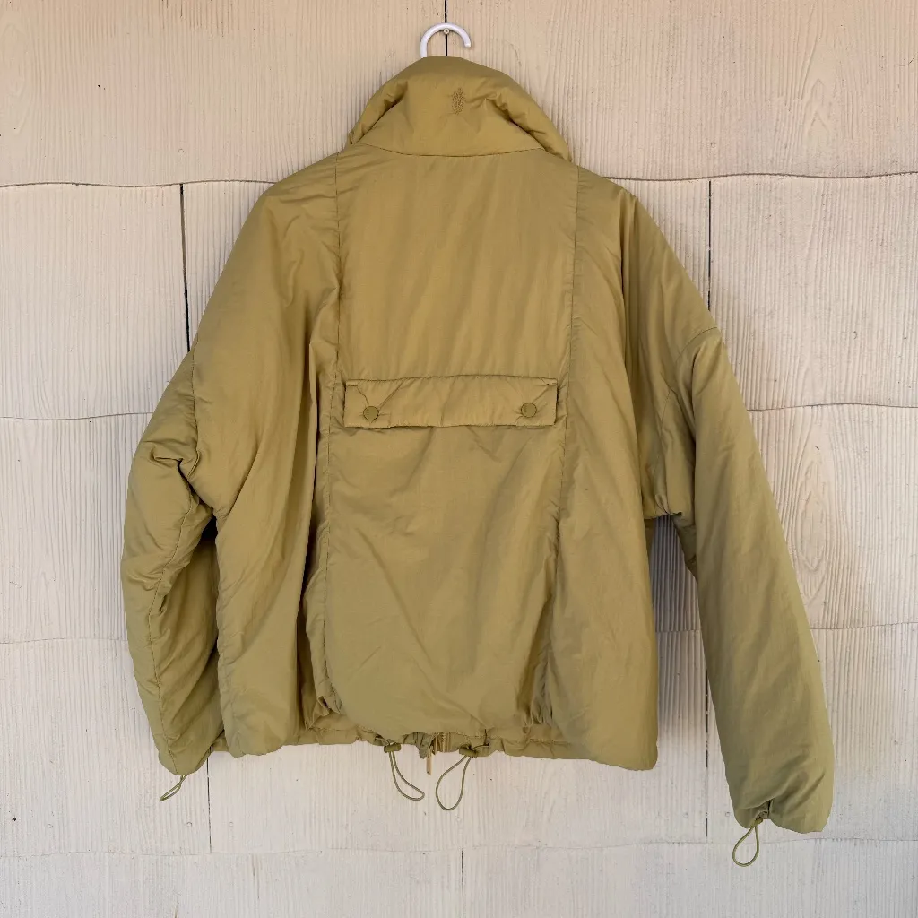 Free People Movement Phoebe Packable Puffer Jacket 'Mustard' Yellow Size M - Image 4