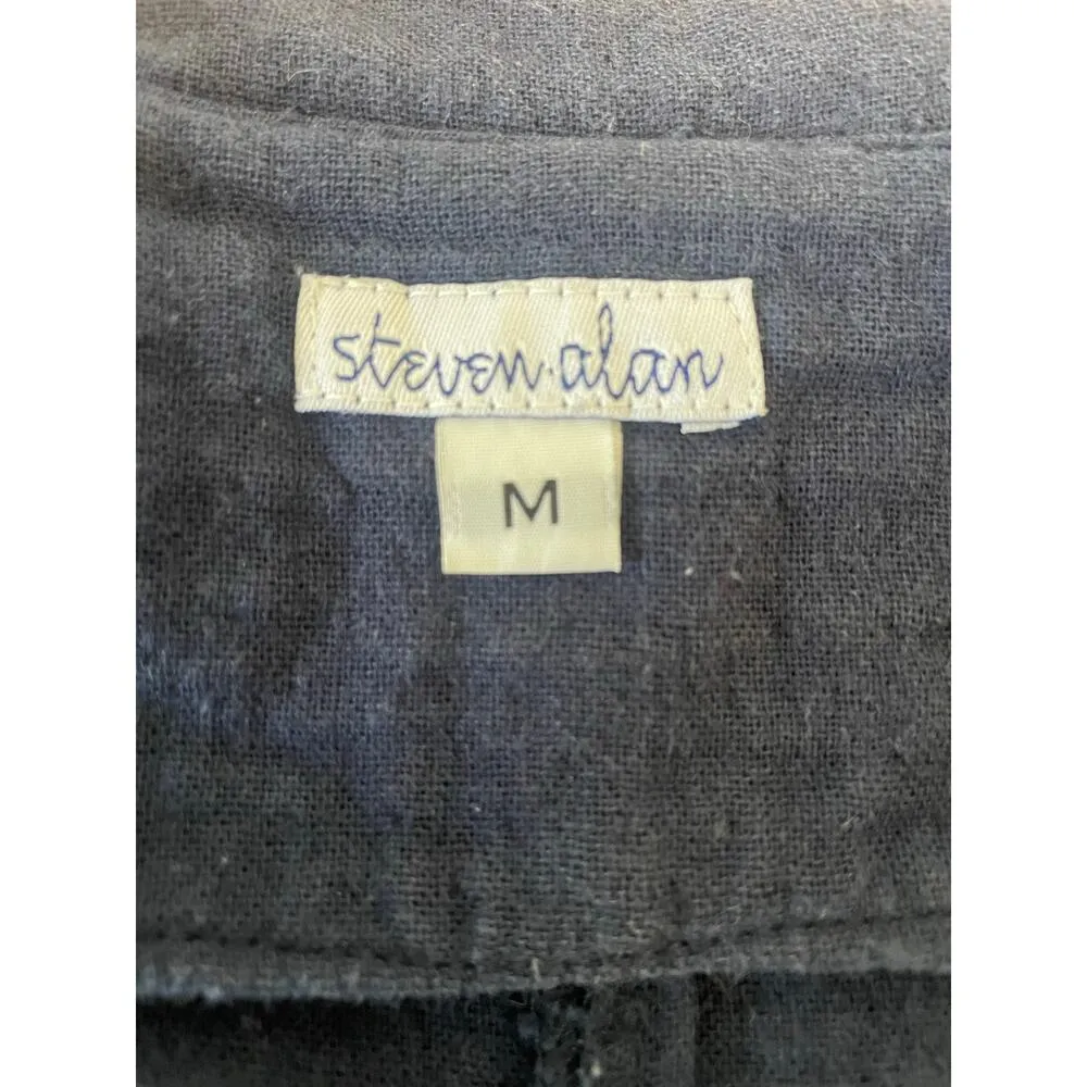 Steven Alan Navy Mini Sailor Dress Size Medium - Image 6