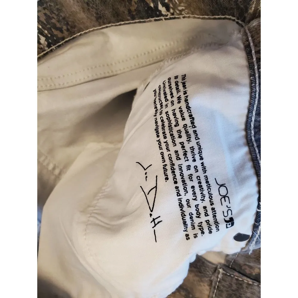 Joe's Jeans Womens Gray Snake Print Belt Loop Mid Rise Skinny Fit Pant 31 - Image 7