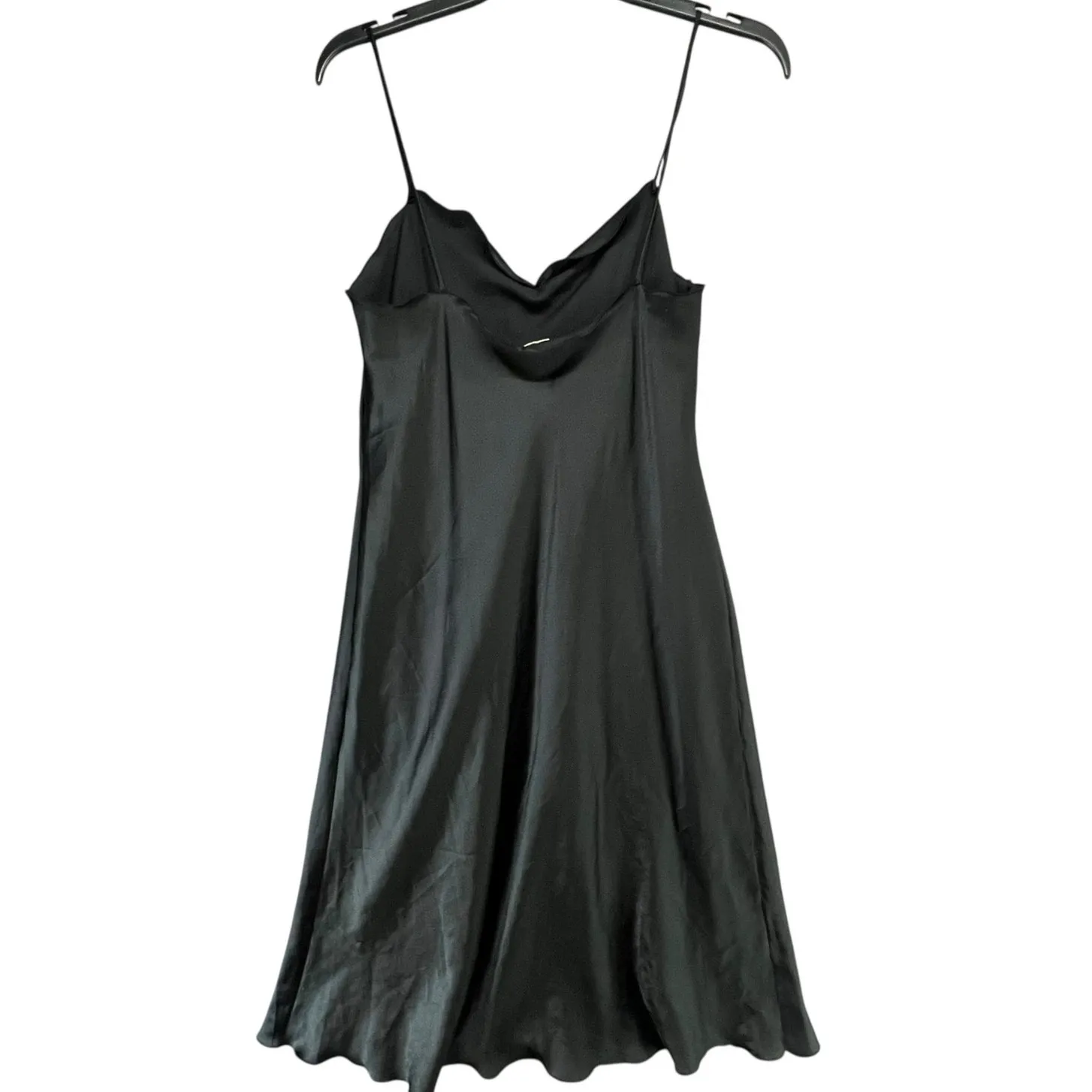 Vintage Sasson Slip Dress Womens S Black Spaghetti Straps Nightgown 90s Classic - Image 3