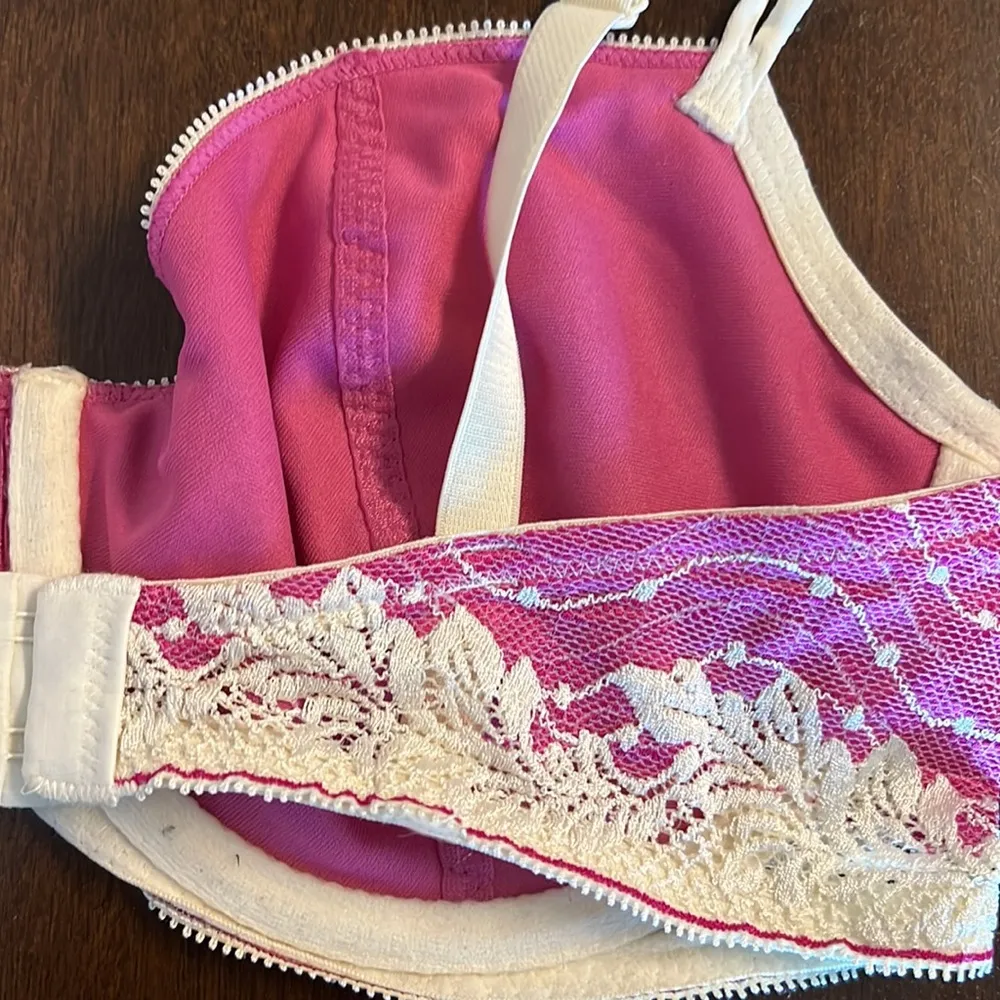 Wacoal Pink Tan Underwired Lace Bra 853168 36D - Image 4