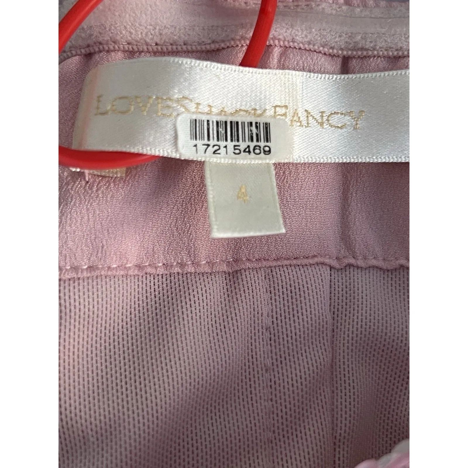 Loveshack Fancy Stacia Pink Sequin Dress Sz 4 - Image 11