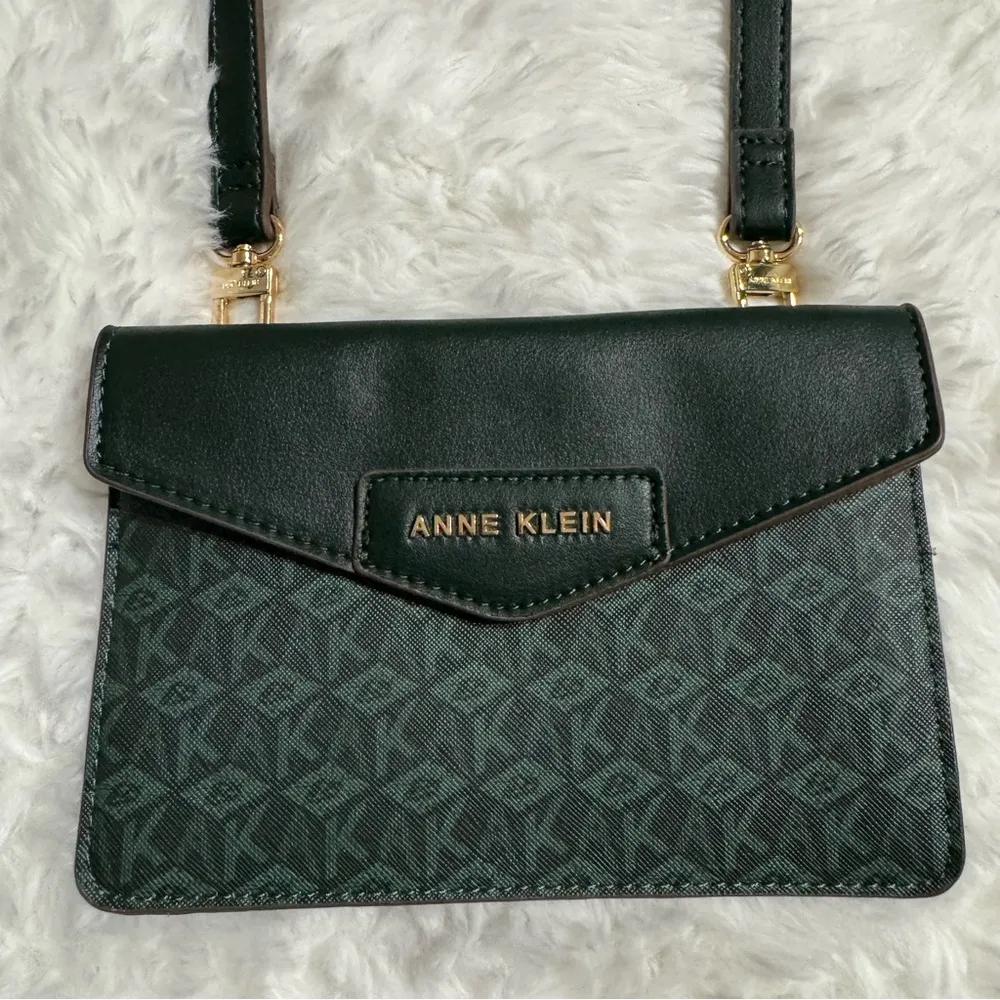 Anne Klein  Green Small Crossbody Purse - Image 6
