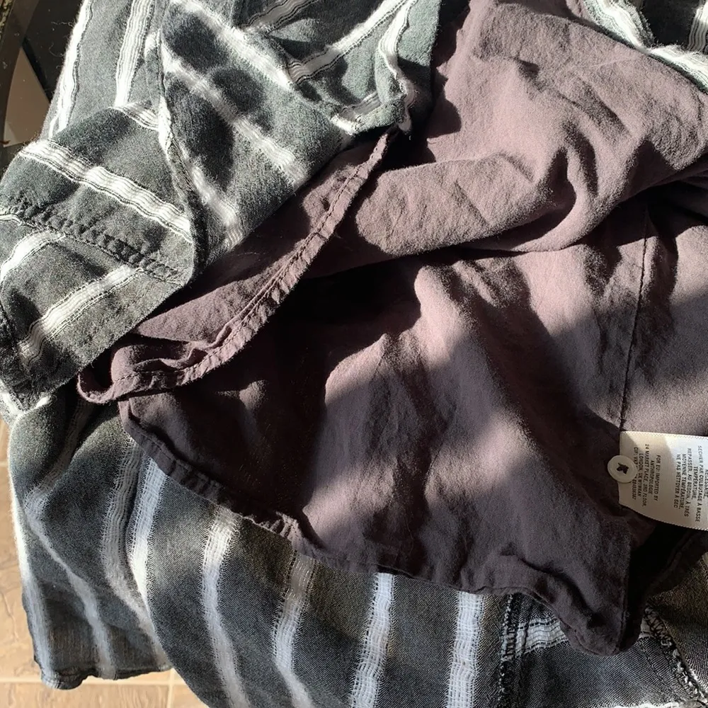 HOLDING HORSES Sleeveless Striped Grey and White Midi Dress - Image 14