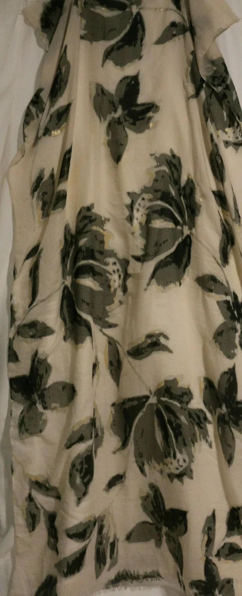 Floral Head Scarf Large Head Wrap flower print Size One Size - Image 5