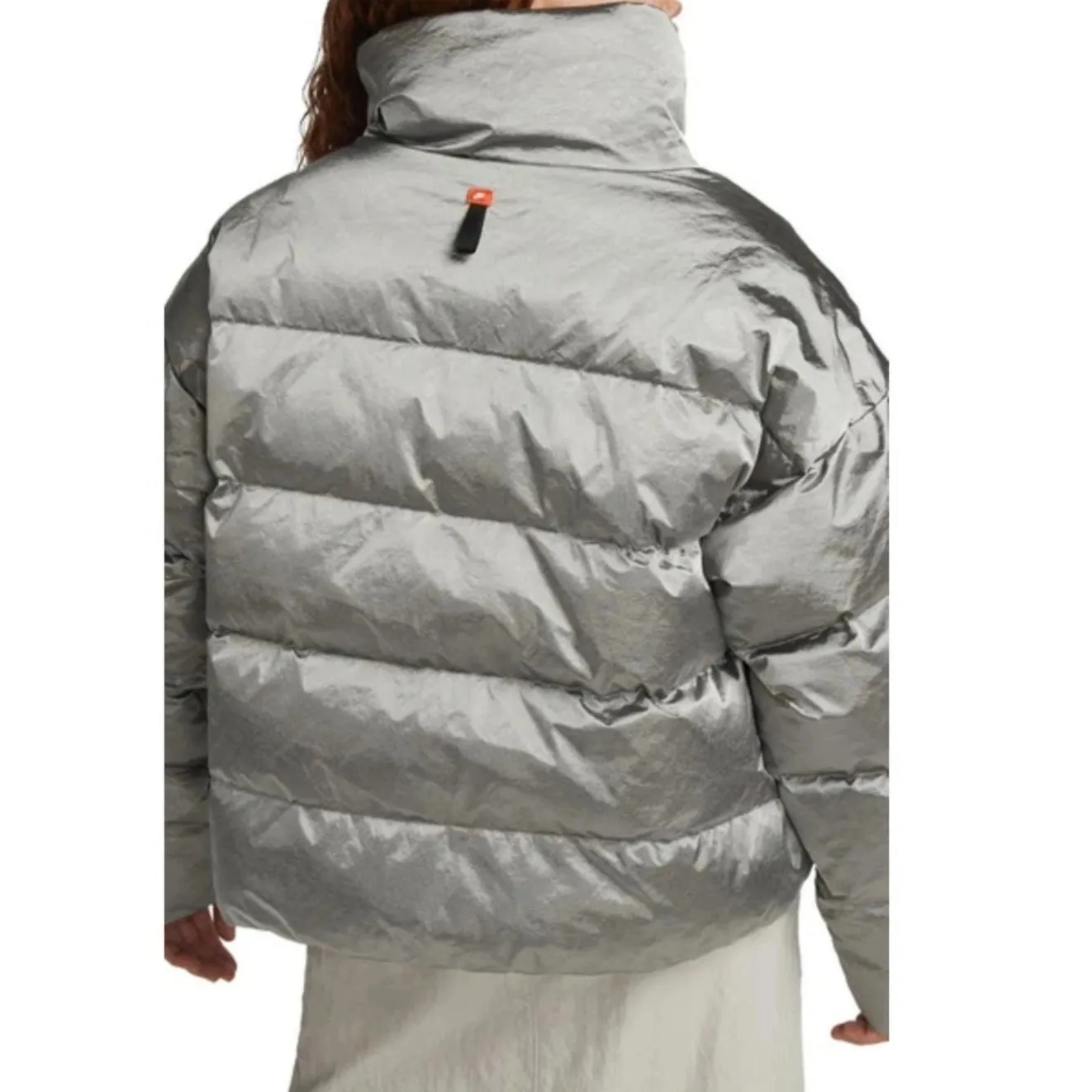 NIKE Sportswear Therma-fit City Series Shine Puffer Jacket Size XS - Image 3