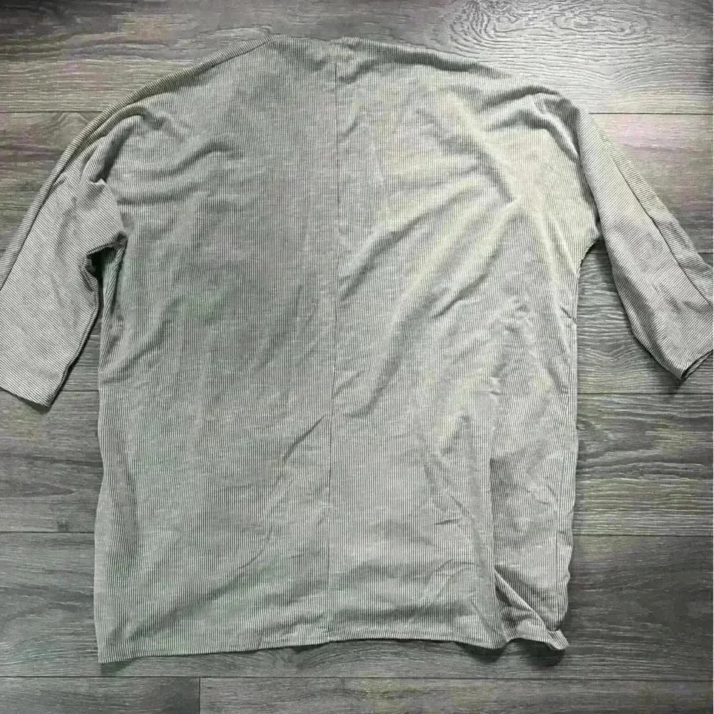 NWT Donni Longline Gray Open Cardigan with Pockets Size OS - Image 2