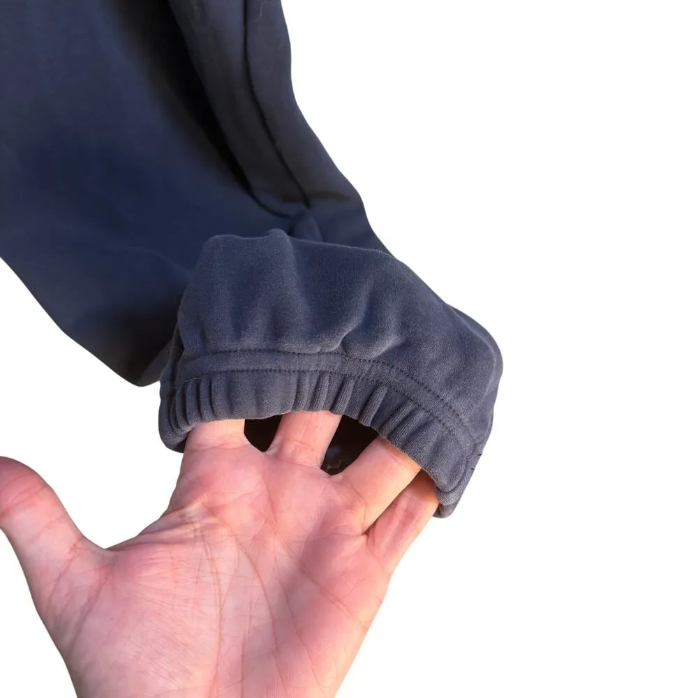 BuffBunny Navy Drawstring Sweatpant Joggers Large Athleisure Loungewear Fleece - Image 5