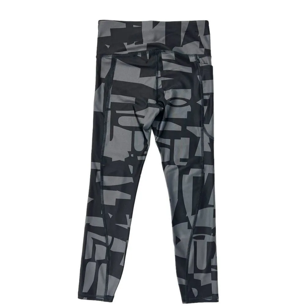 Under Armour HeatGear Grey Black Leggings Small - Image 2