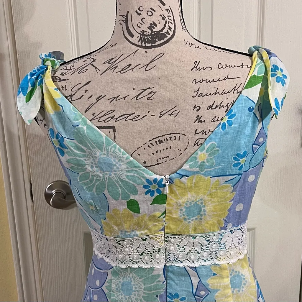 Vintage Lilly Pulitzer White King Crab Sleeveless Dress - Image 6