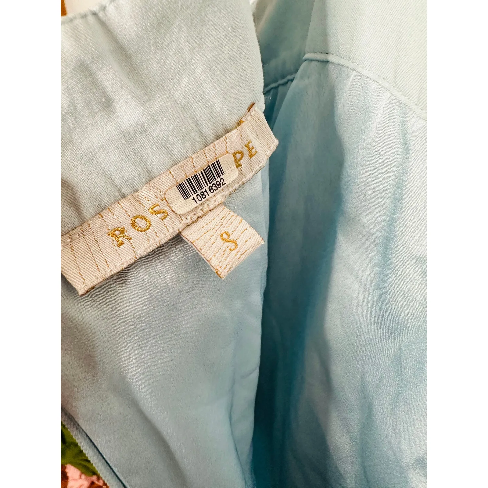 ROSIE POPE Blue Cloud Mia Maternity Ruffle Poppver Dress size Small - Image 4