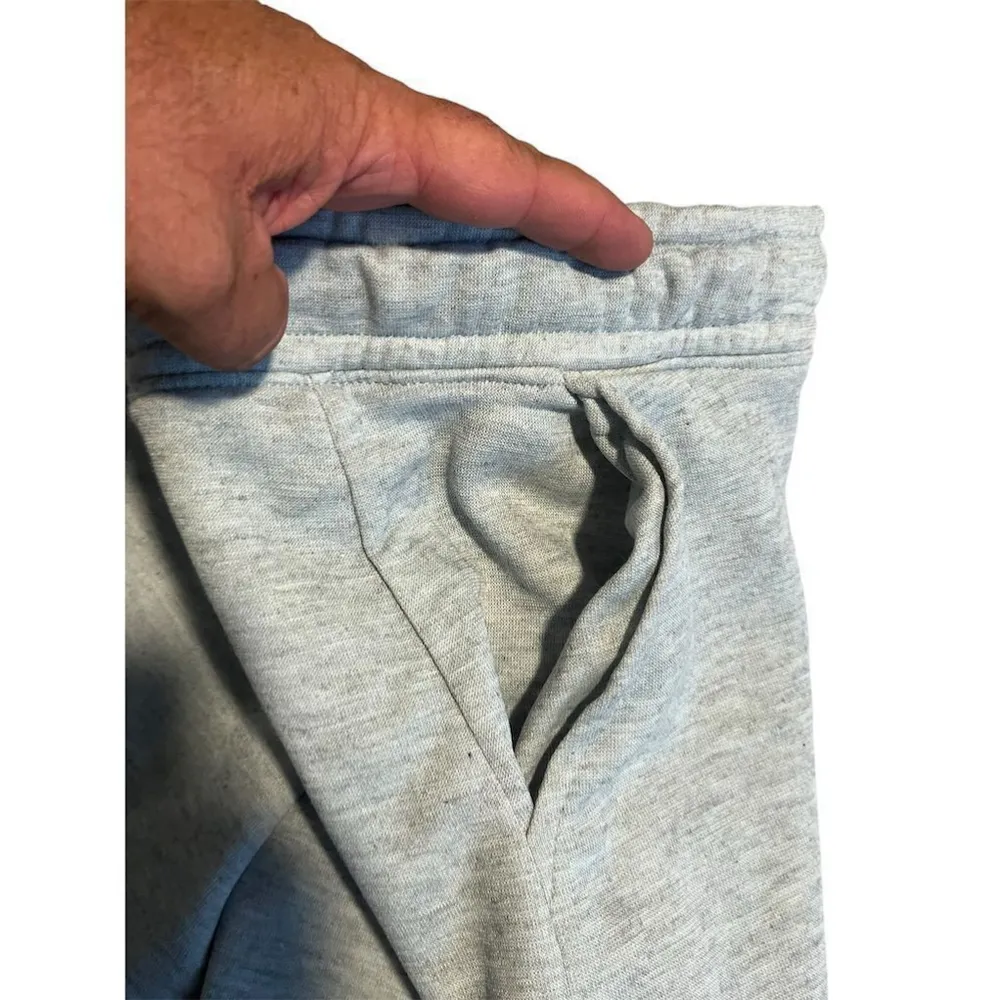 Buffalo Outdoors Sweat Shorts Womens Size M Heather Grey Drawstring 2 Pockets Size M - Image 4