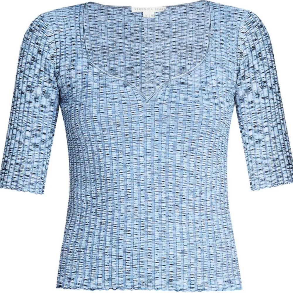 NWT Veronica BeardLipa Rib Knit Pullover Top Sz M - Image 3