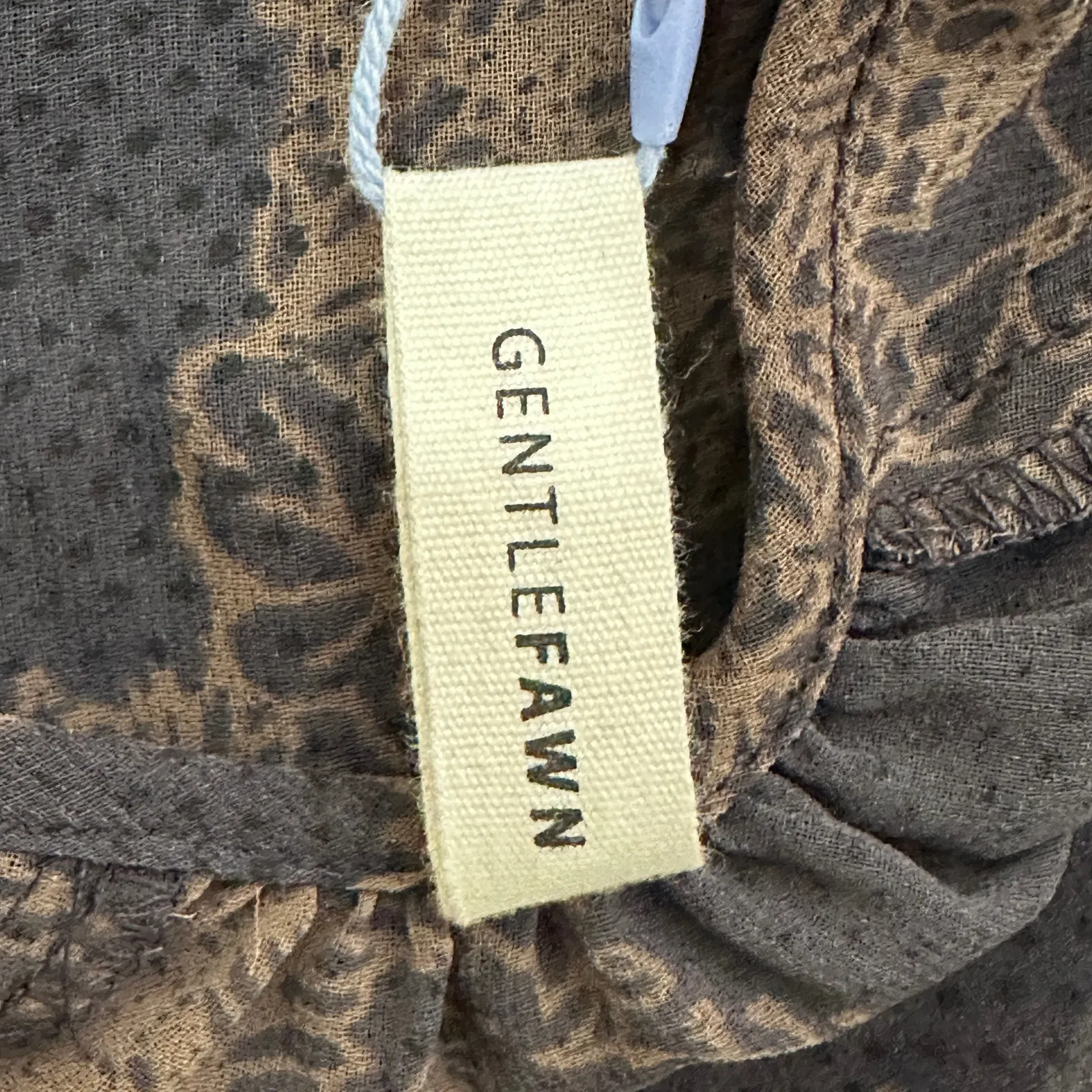 NWT Gentle Fawn Maisie Top Womens XS Navy Floral Sheer Whimsigoth Goblin - Image 9