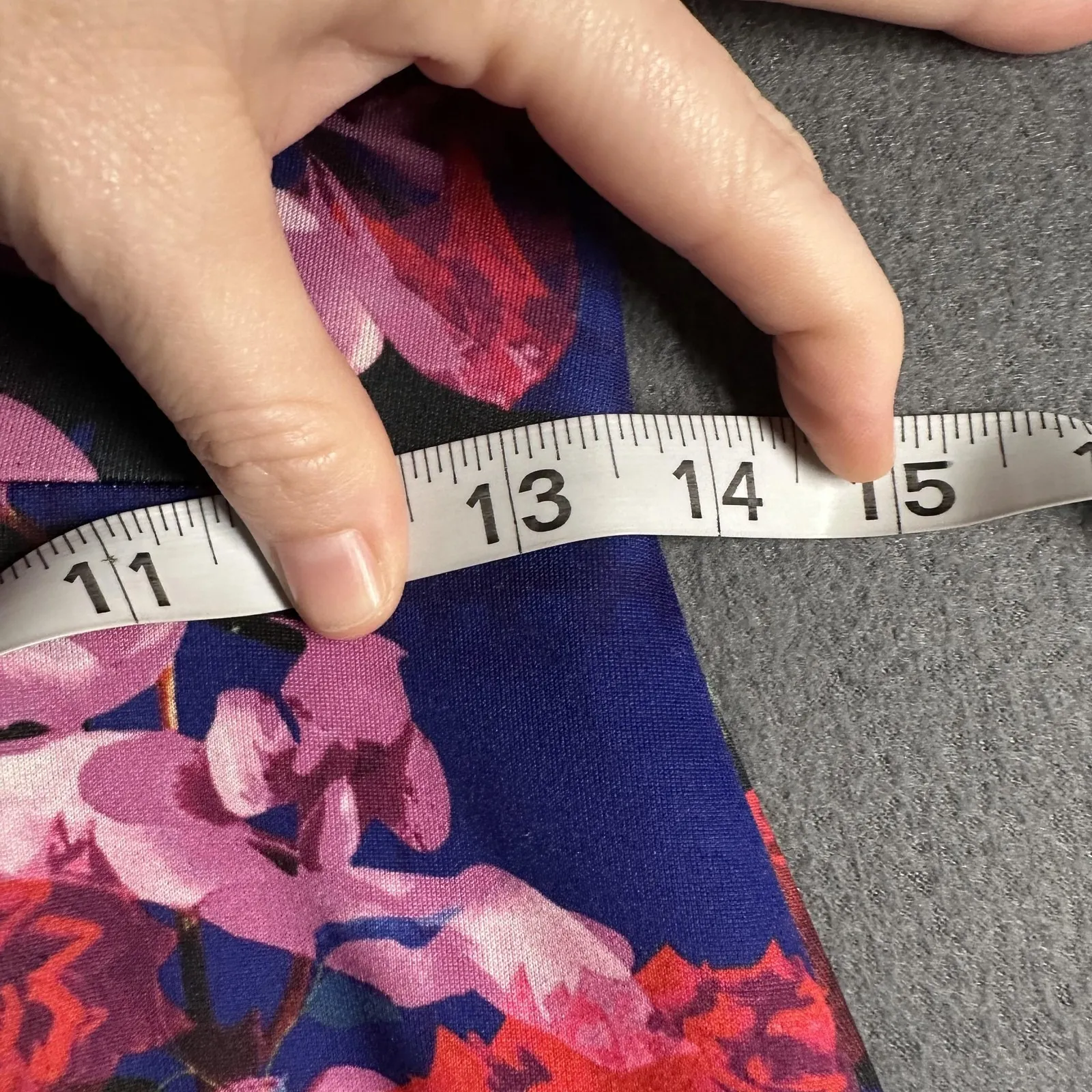 Betsey Johnson Dress Womens 6 Black Blue Floral Sheath Bodycon Cocktail Zip Up - Image 6