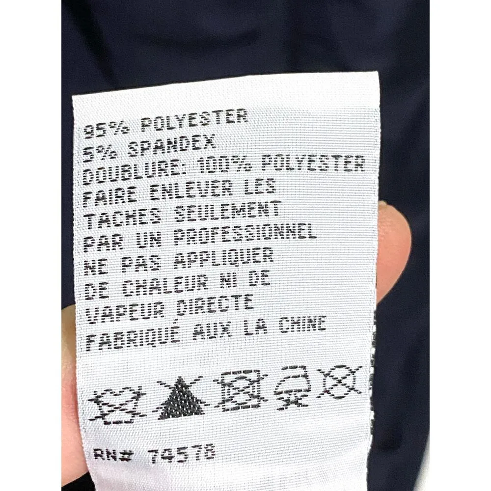 Cache Formal Bodycon Dress Maxi Prom Y2K Beaded Jeweled Navy Blue Womens 2 NWT - Image 13