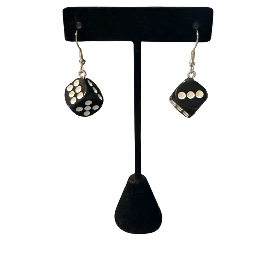 3 for $20 3D Dice Dangle Earrings “You Pick 3” - Image 3