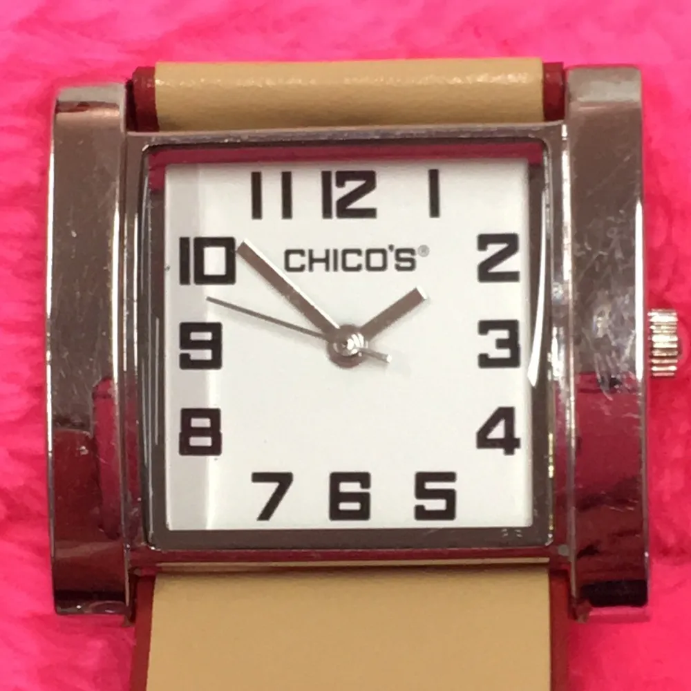 Ladies’ Chico’s Square-face Wristwatch (CH-112) “As Is” - Image 2