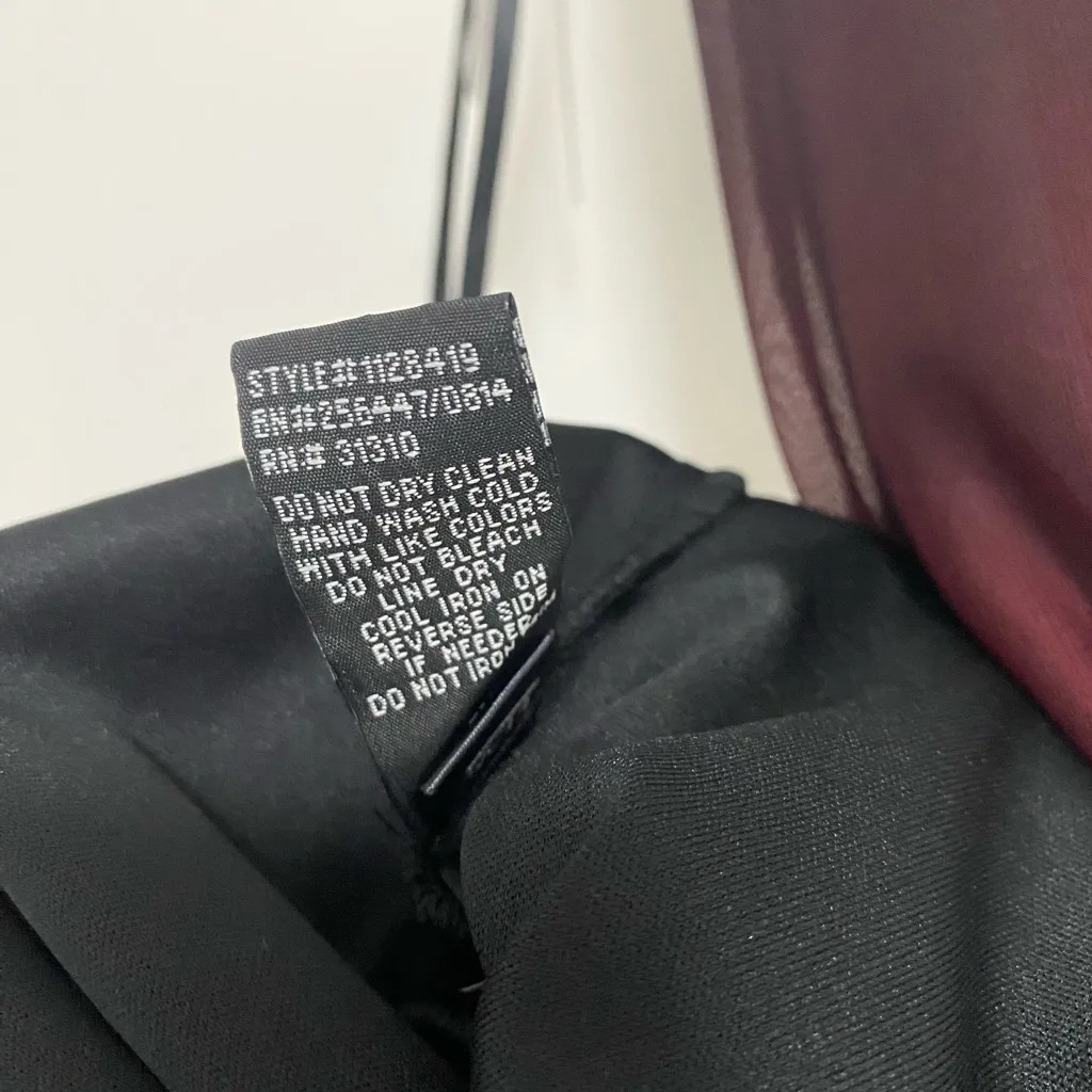 A. Byer Black and Red Gradient Mini Dress - Image 6