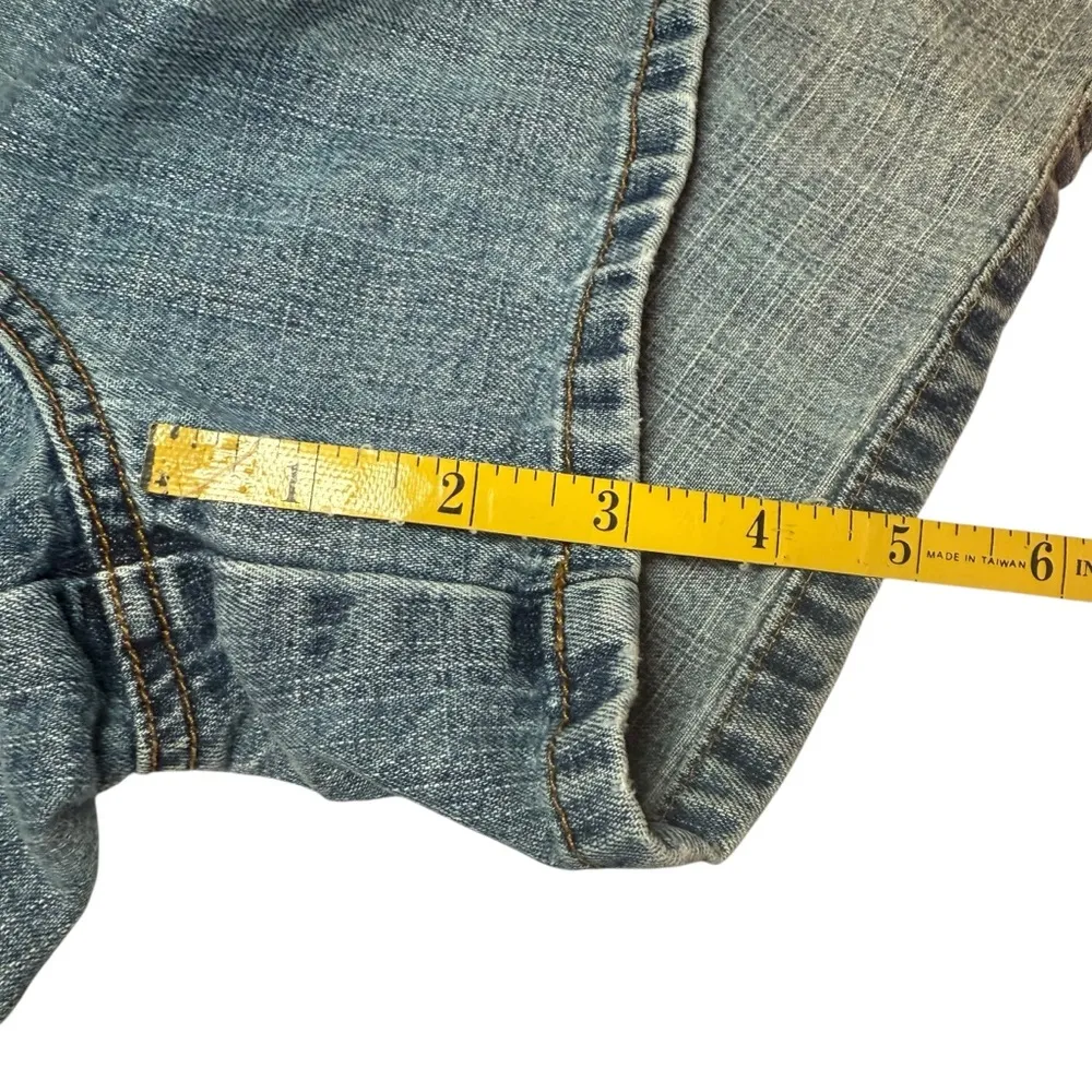 Ralph Lauren Vintage Y2K Women’s Jean Shorts Size 12 Blue Denim Polo Mid Rise - Image 11