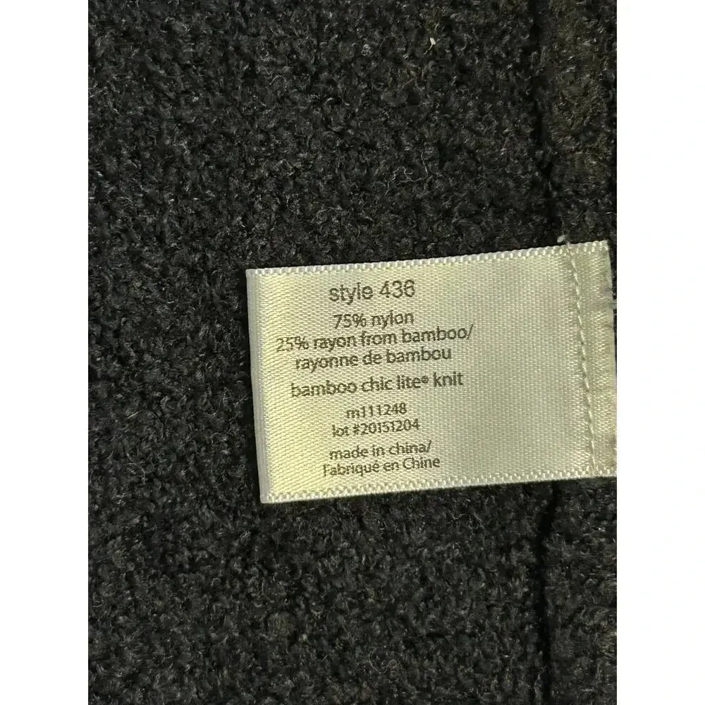 Barefoot Dreams Bamboo Chic Lite Size Small Medium S/M Cardigan Black Warm Soft - Image 5