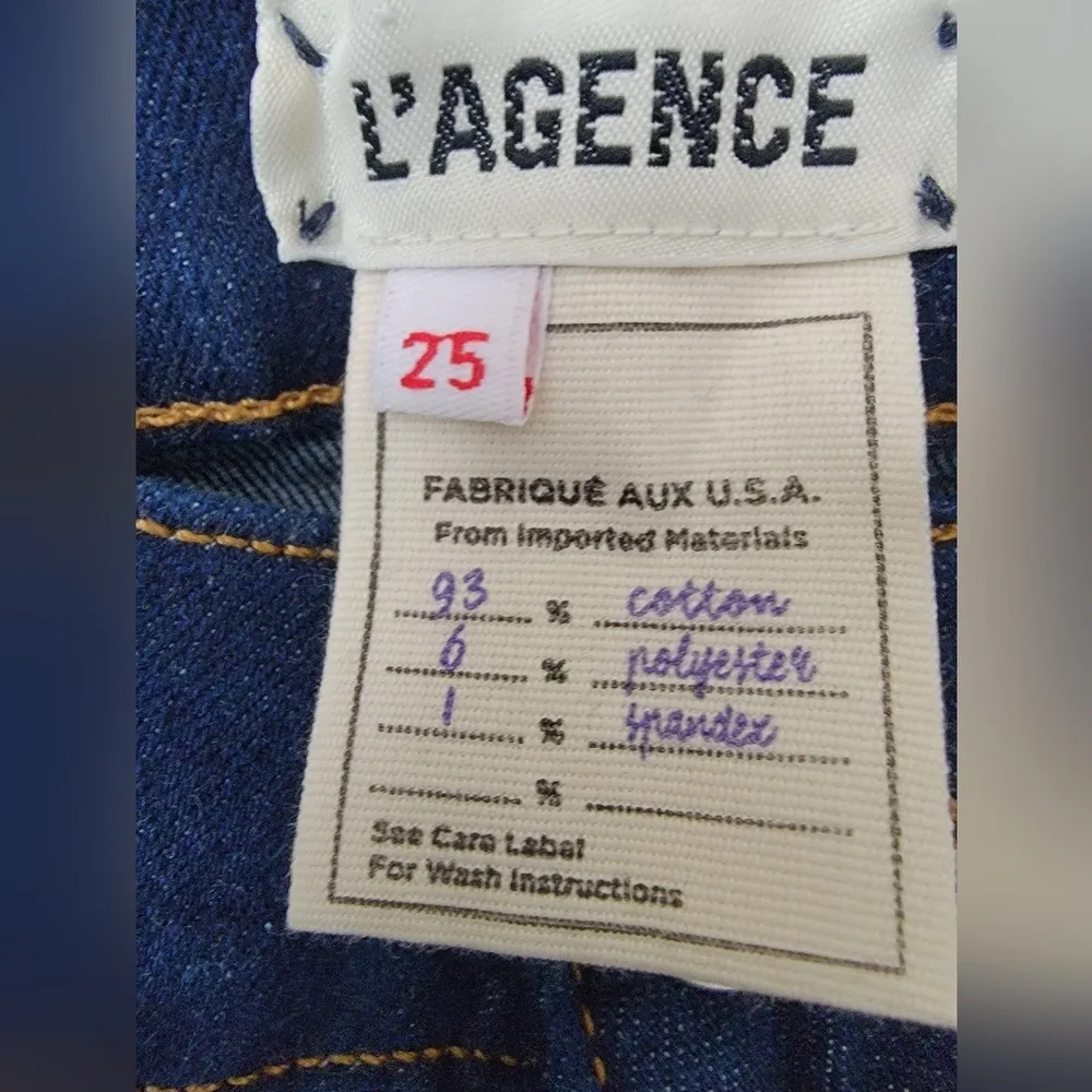 L’AGENCE BLUE JEANS SIZE 25 - Image 6