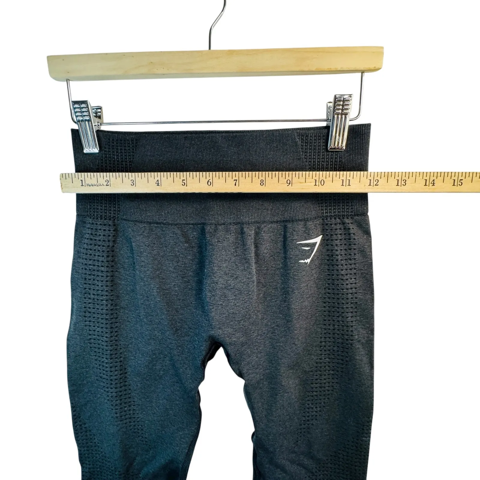 Gymshark Seamless Leggings Black High Waisted Workout Athleisure‎ Sz S Butt - Image 5