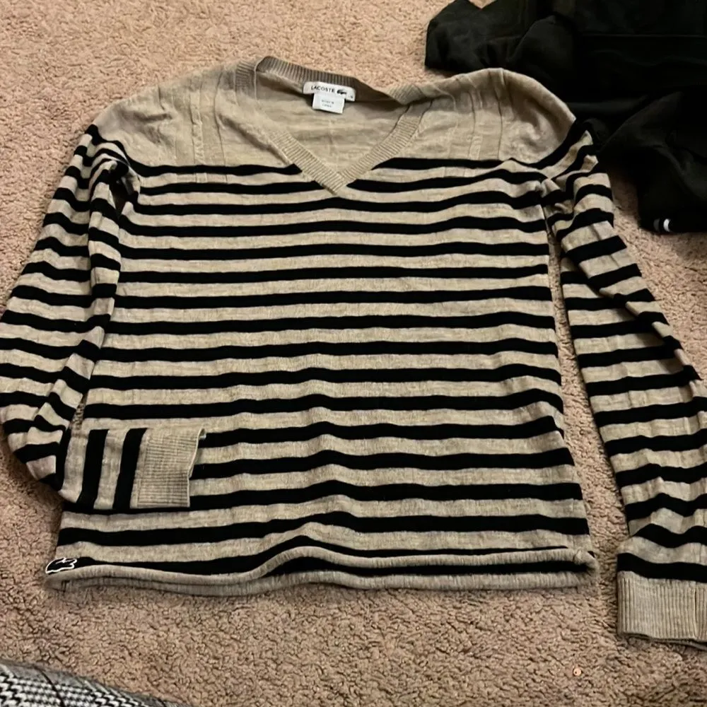 Lacoste striped sweater 36 - Image 2