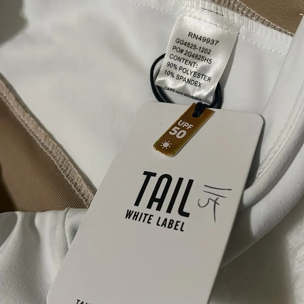 Tail Golf Shorts Womens 6 Stretch Essential White Chalk Knit Active Easy Care - Image 8