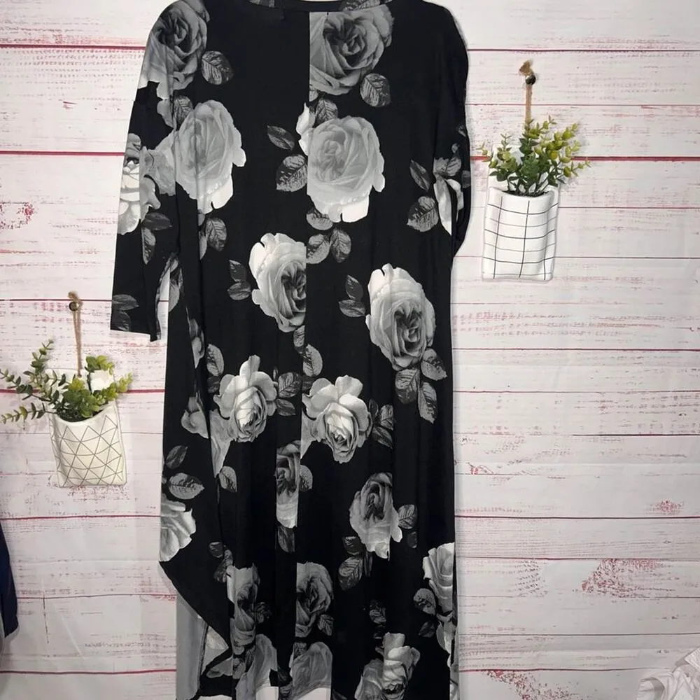 Eldridge Black Rosie High Low Tunic | Women’s Large - Image 5