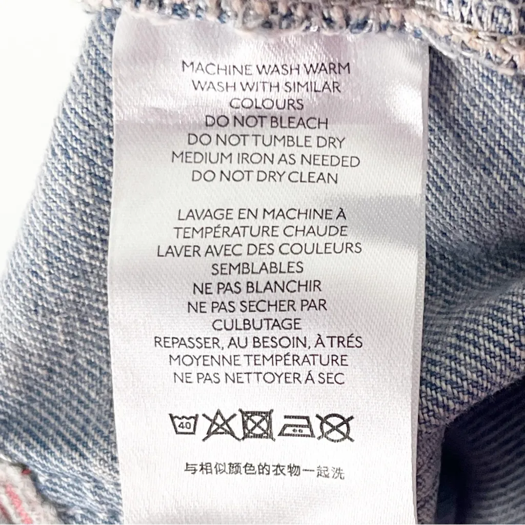 BDG Urban Outfitters Blue Cargo Pockets Distressed High Rise Skate Jeans 27 - Image 14