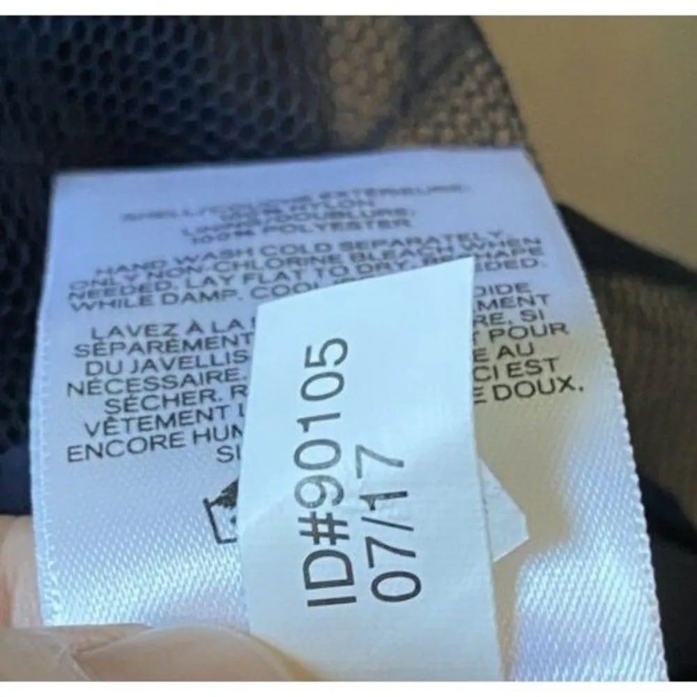 Express Navy Blue Polka Dot Tulle Full Skirt Sleeveless Midi slip Dress y2k sz 0 - Image 9