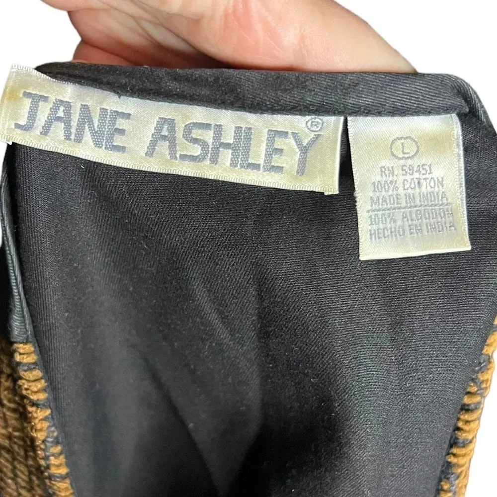 Vintage Jane Ashley Tapestry Grandmacore Vest L - Image 3