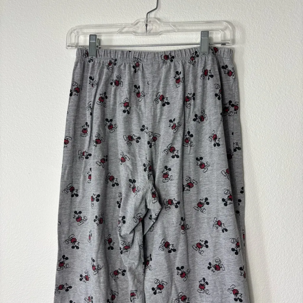 Disney Drawstring Grey Mickey Mouse Pajama Pants , Soft & Comfy - Image 7
