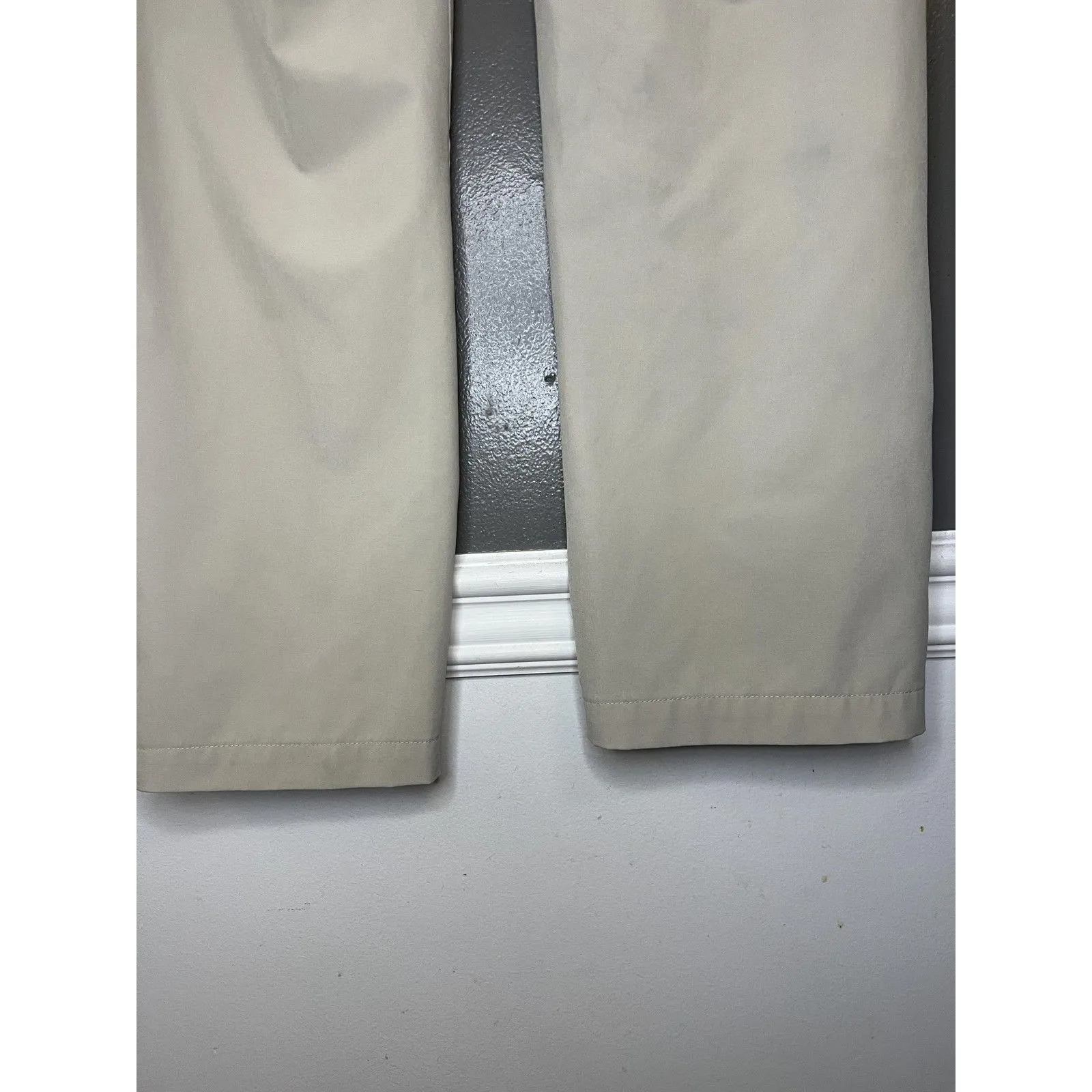 Eddie Bauer Pants Womens 6 Beige Stretch Hiking Roll Tab Outdoor Travel Casual - Image 9