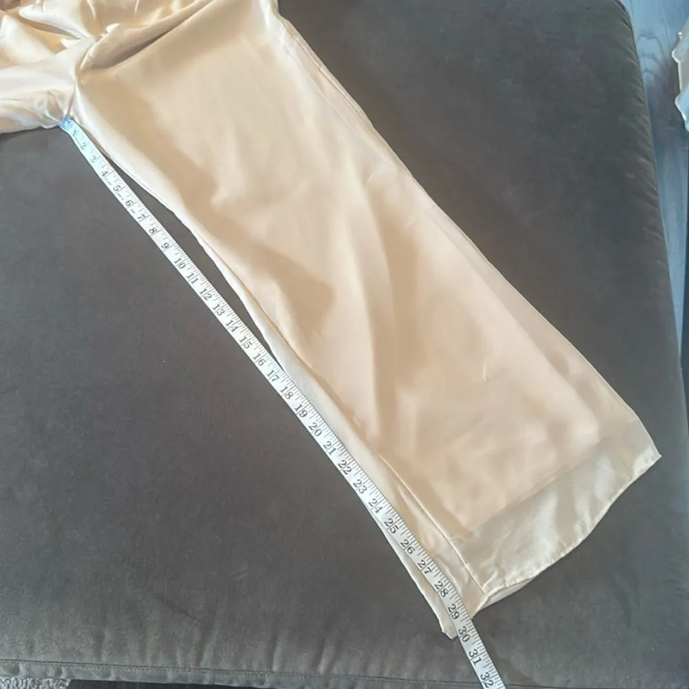 Women’s Chiffon 3 Piece PantSuit Long Jacket
Ribbon Detail Size 14 NWOT - Image 12