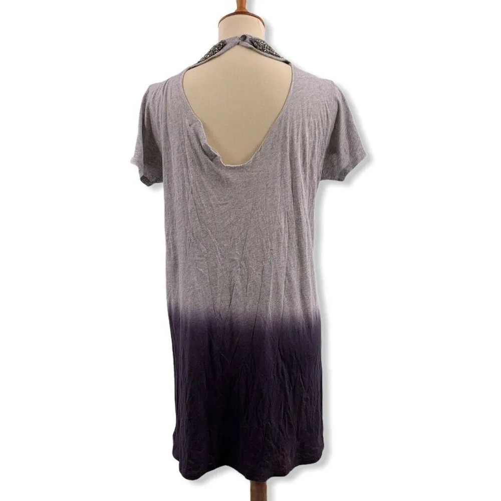 Vintage Havana Beaded Necklace Tee Dress New Small - Image 3